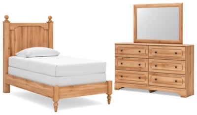 Galletyn Twin Panel Bed, Dresser and Mirror