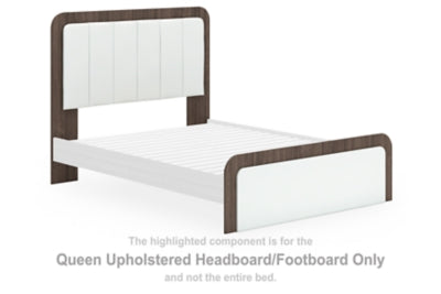Mazilar Queen Upholstered Headboard/Footboard
