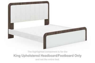 Mazilar King Upholstered Headboard/Footboard