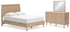 Cielden Queen Panel Bed, Dresser and Mirror