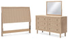 Cielden Queen Panel Headboard, Dresser and Mirror