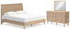Cielden King Panel Bed, Dresser and Mirror