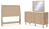 Cielden Full Panel Bed, Dresser and Mirror