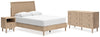 Cielden Queen Panel Bed, Dresser and Nightstand