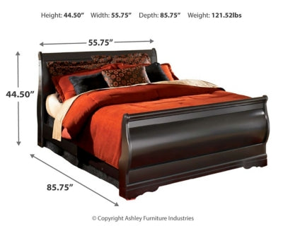 Huey Vineyard Full Sleigh Bed