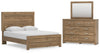 Zanbrook Queen Panel Bed, Dresser and Mirror