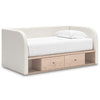 Shapella Twin Upholstered Daybed Side Panels