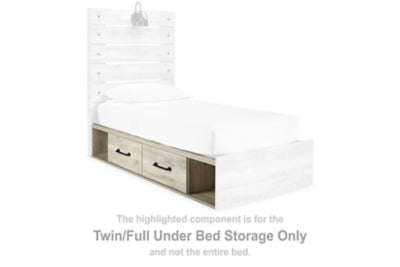 Almacenamiento bajo la cama Cambeck para cama doble/matrimonial