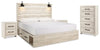 Cambeck King Panel Bed with Storage, Chest and 2 Nightstands