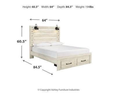Cambeck Queen Panel Storage Bed