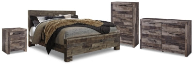 Derekson Queen Panel Storage Bed, Dresser, Chest and Nightstand