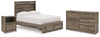Baystorm Full Storage Bed, Dresser and Nightstand
