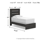 Delmorta Twin Panel Bed