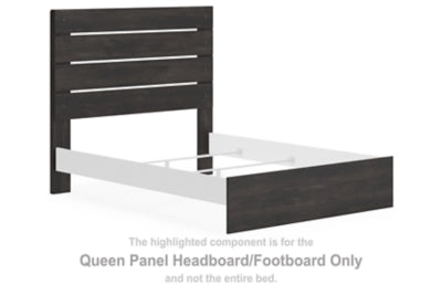 Delmorta Queen Panel Headboard/Footboard