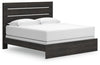 Delmorta King Panel Bed