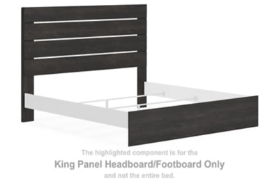 Delmorta King Panel Headboard/Footboard
