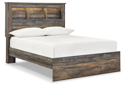 Cama con estantería completa Drystan