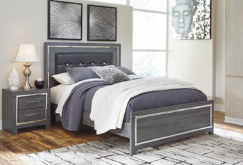 Pie de cama Lodanna Queen con paneles