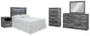 Baystorm Full Panel Headboard Bed. Dresser, Mirror, Chest and Nightstand