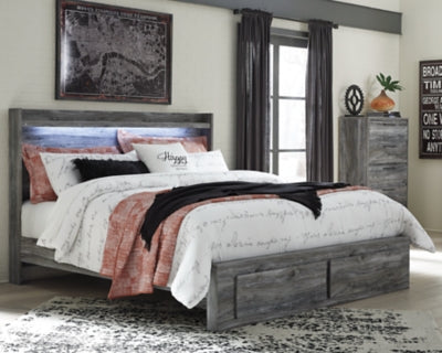 Cama King con almacenamiento y arcón Baystorm