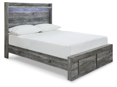 Cama de panel completo Baystorm con 2 cajones de almacenamiento
