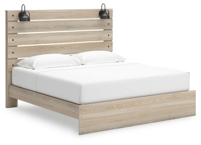 Senbry King Panel Bed with Storage