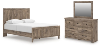 Keithland Queen Panel Bed, Dresser and Mirror