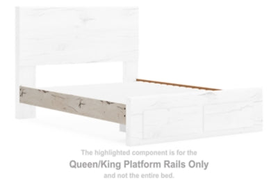 Rieles de plataforma de cama Lawroy Queen/King