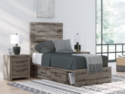 Urbanoore Twin Panel Bed with Storage