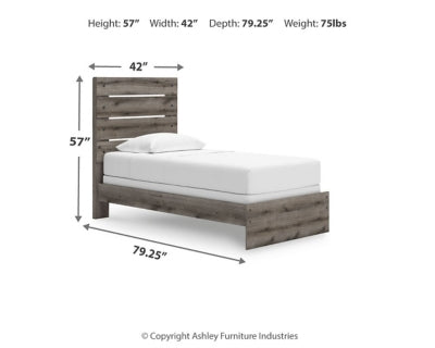 Urbanoore Twin Panel Bed