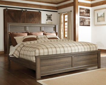 Pie de cama con paneles Juararo King/California King