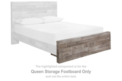 Effie Queen Storage Footboard