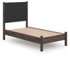 Cadmori Twin Upholstered Panel Platform Bed