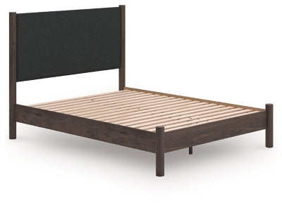 Cadmori Queen Upholstered Panel Platform Bed