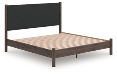 Cadmori King Upholstered Panel Platform Bed