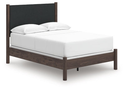 Cadmori Full Upholstered Panel Bed
