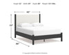 Cadmori Queen Upholstered Panel Bed