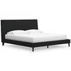 Cadmori King Upholstered Bed with Roll Slats