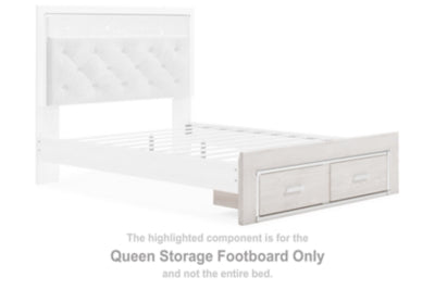 Pie de cama de almacenaje Altyra Queen