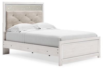 Cama matrimonial con panel Altyra