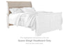 Willowton Queen Sleigh Headboard