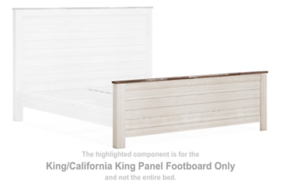 Willowton King/California King Panel Footboard