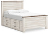 Willowton Full Panel Bed with 2 Storage Drawers