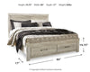 Bellaby King Storage Footboard