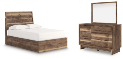 Zadilyn Full Panel Platform Bed, Dresser and Mirror