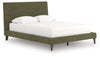 Zadilyn Queen Upholstered Bed with Roll Slats