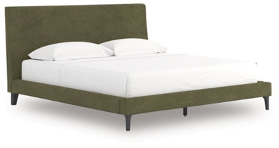 Zadilyn King Upholstered Bed with Roll Slats