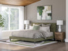 Zadilyn King Upholstered Bed with Roll Slats