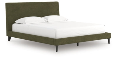 Zadilyn California King Upholstered Bed with Roll Slats