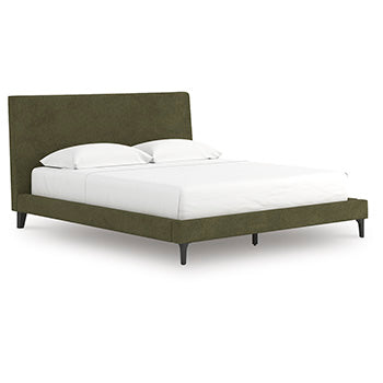 Zadilyn California King Upholstered Bed with Roll Slats